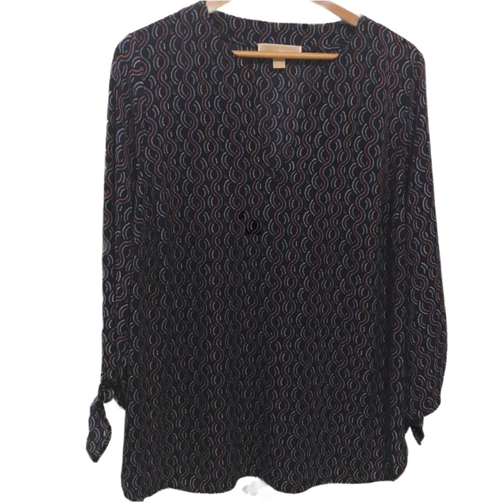 Michael Michael Kors blue and black GUC Blouse size 1x …